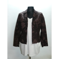 Delikatny wieczorowy SWETER Oversize z dekoltem - srebrny błysk